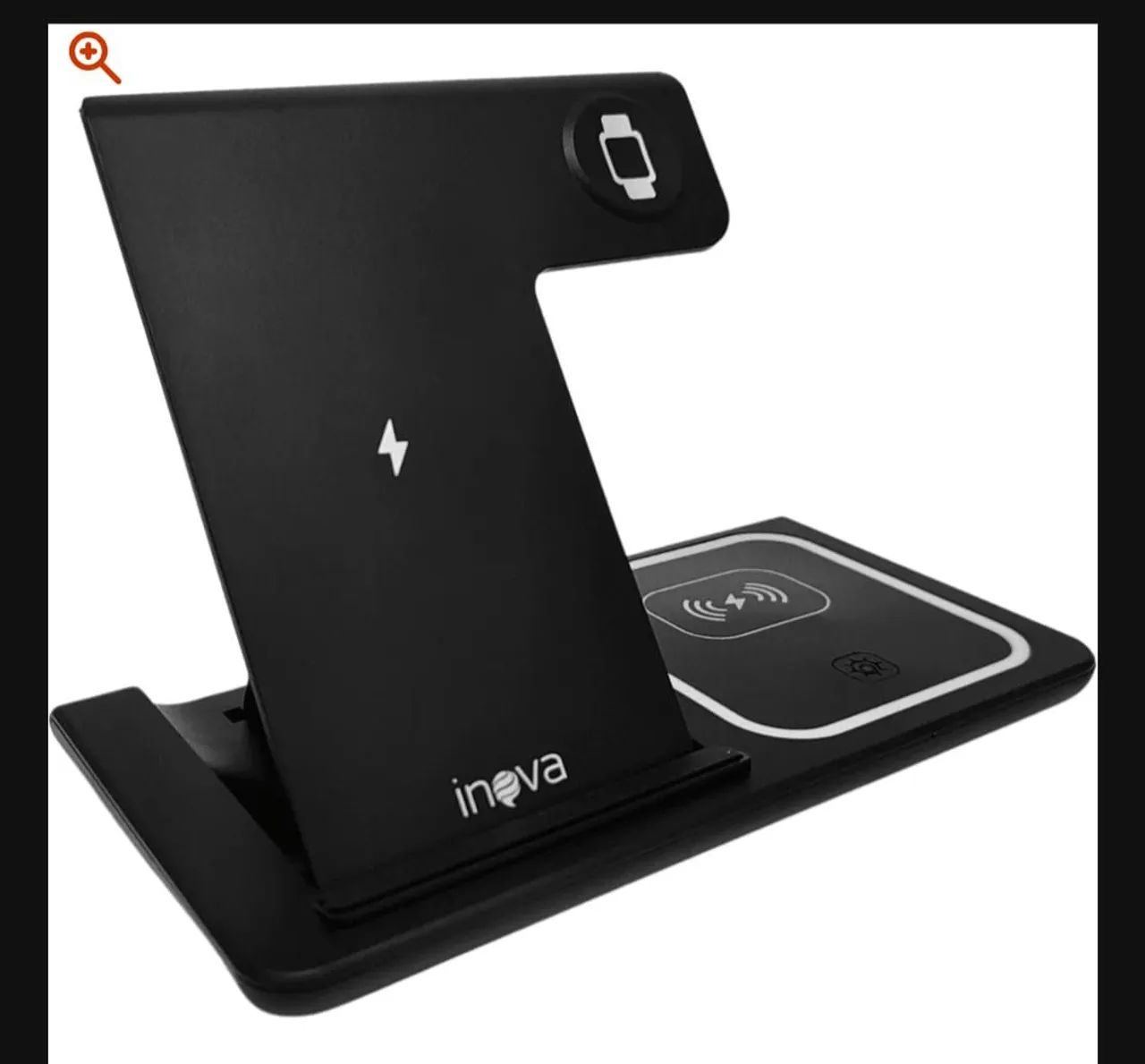 Carregador Wireless 3 em 1 - iPhone, Apple Watch e AirPods - Foto 2