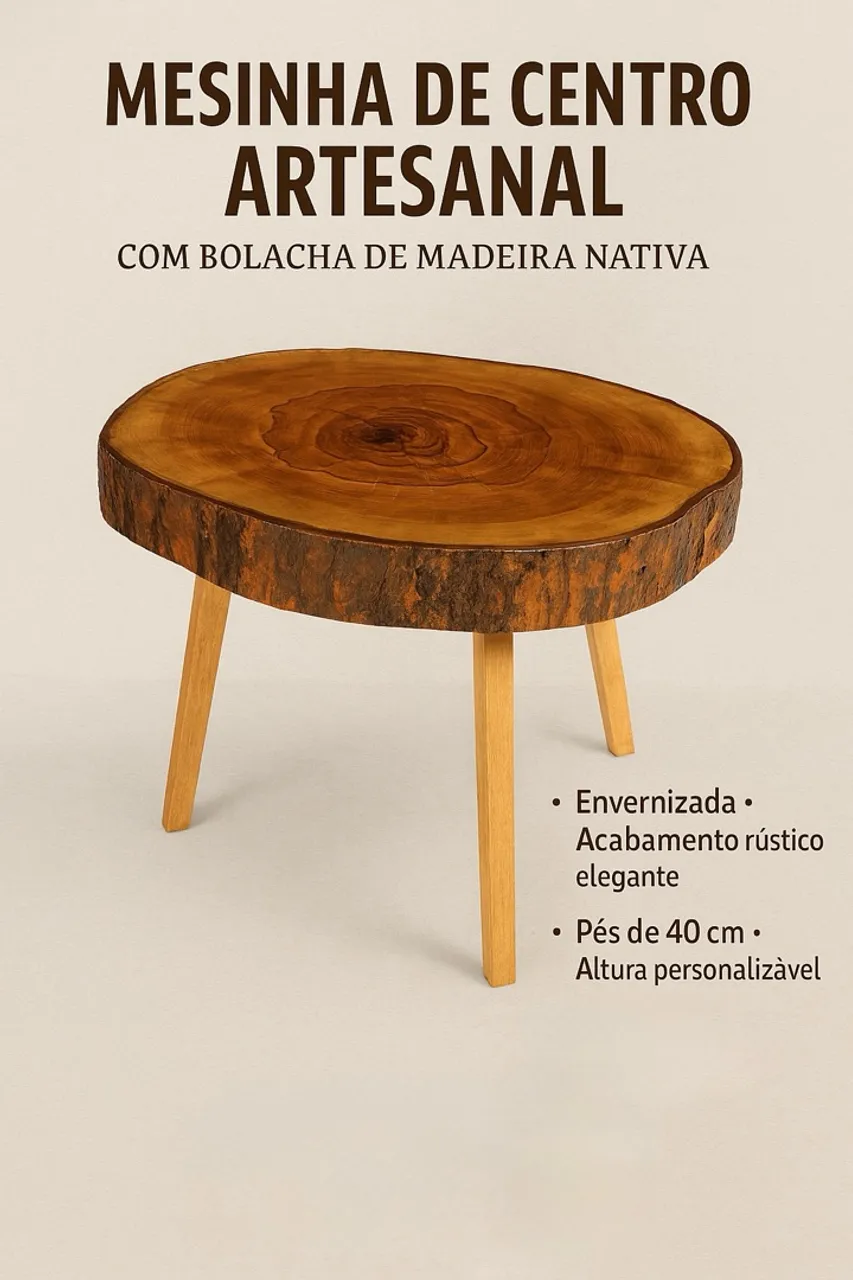 Mesinha de Centro Artesanal