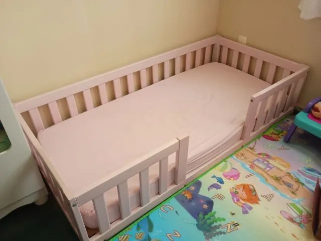 Cama infantil com grade 466447792562524160