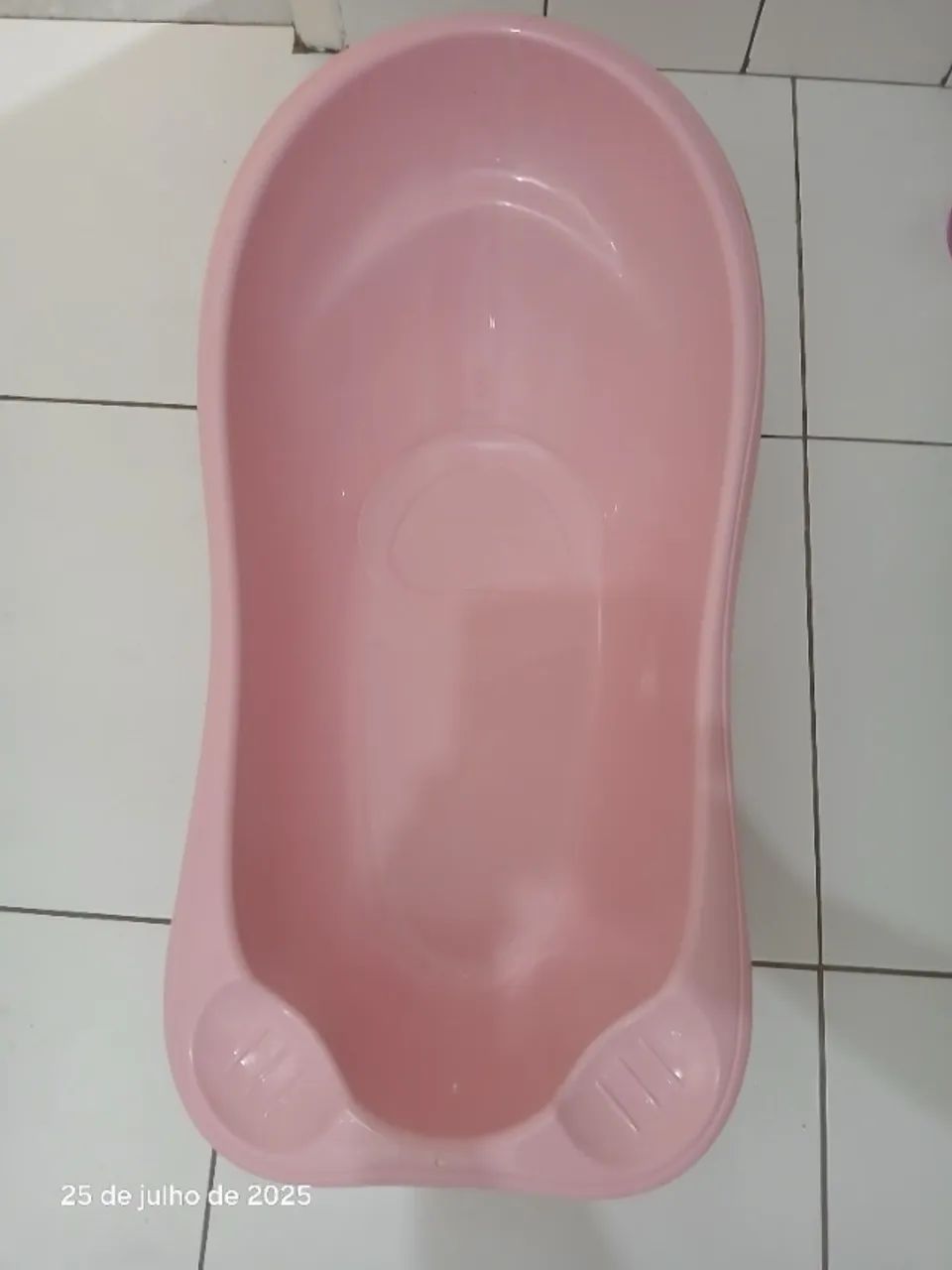 Banheira plástica cor rosa - Foto 3