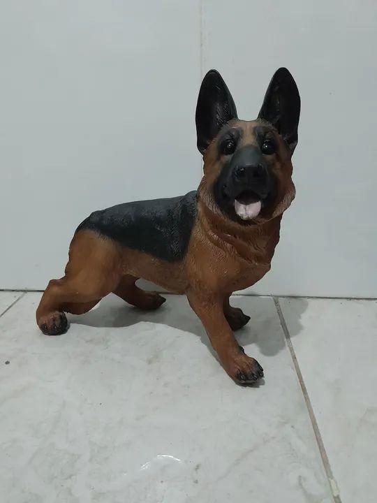 Cachorro Pastor Alemão de Decoração. -  Peça única - Foto 3