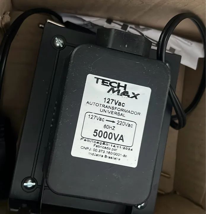 Transformador 127V para 220V 5000VA Tech Max