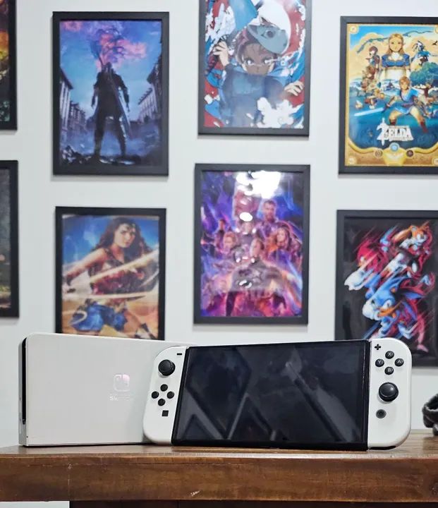 Nintendo Switch OLED Dest. com chip 3 modos boot e 1 Ano de garantia