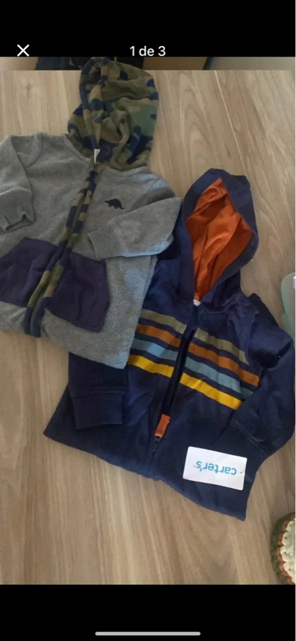 Kit com dois Macacões Carter's para Bebê