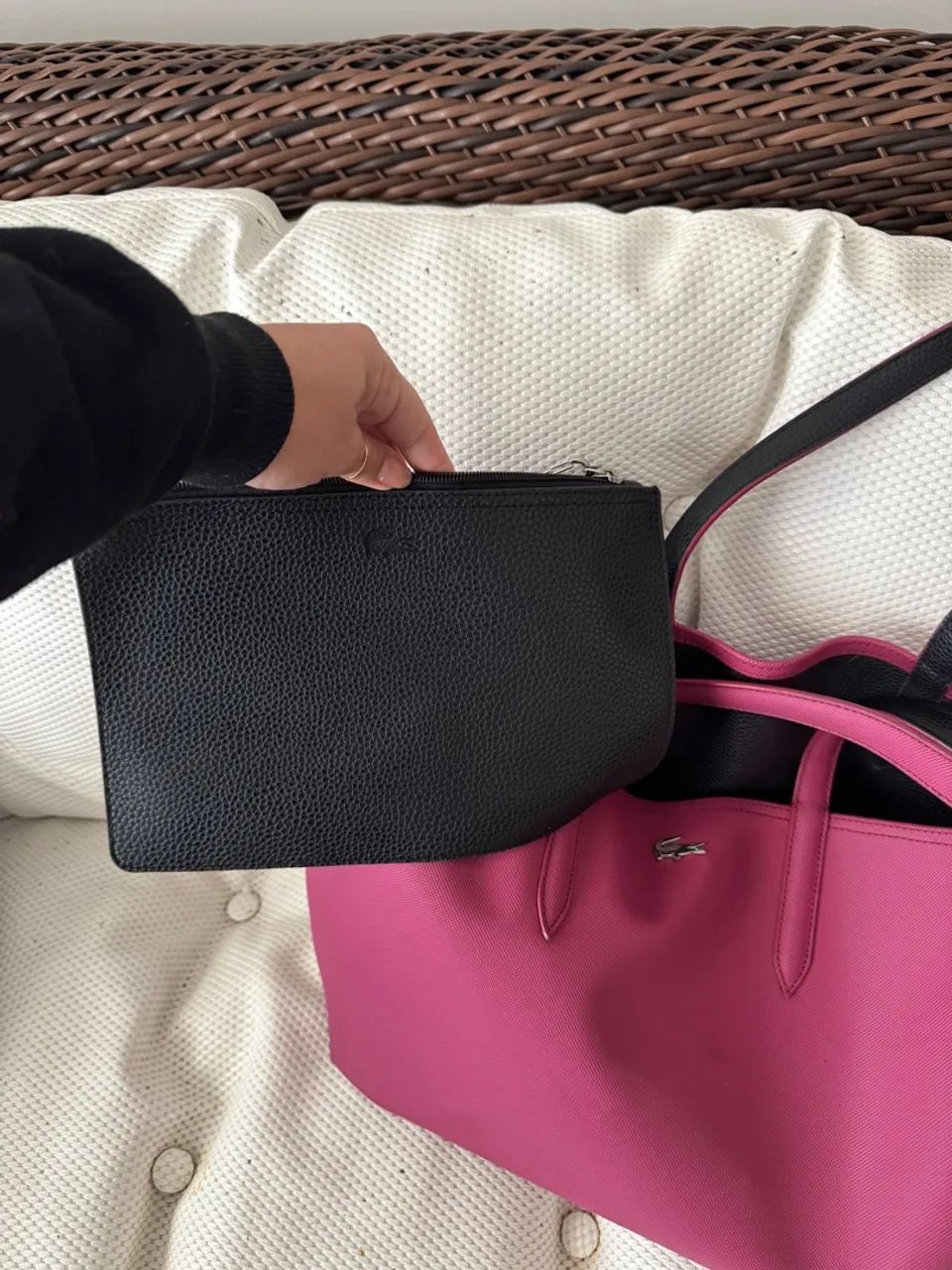 Bolsa Lacoste Dupla Face - Foto 3