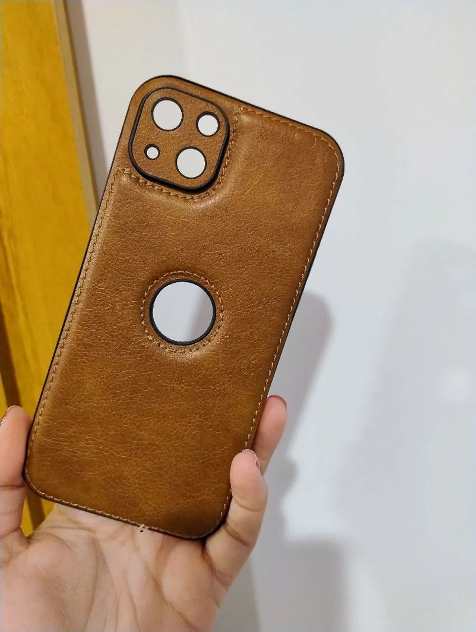 Capa de Couro para iPhone