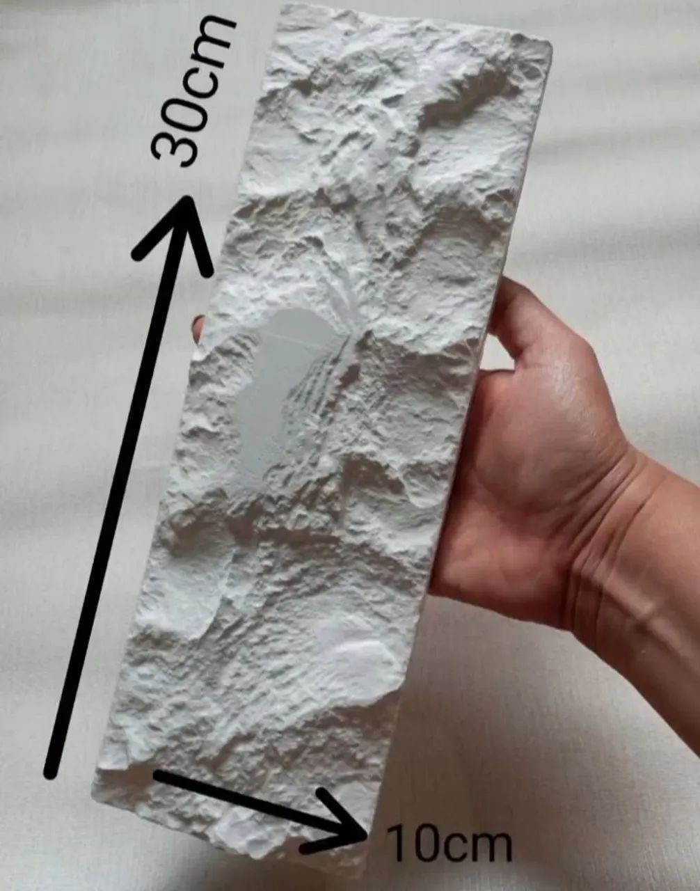 Tijolinhos de gesso 3D três opções diferentes para decorar seu ambiente 