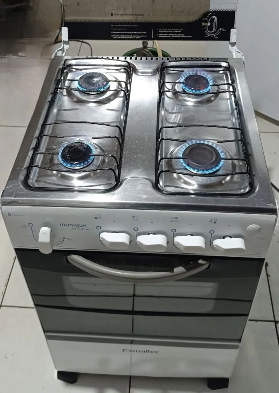 Fogão 4 bocas Esmaltec ENTREGO  - Foto 2