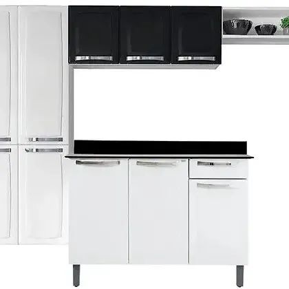 Cozinha Rose Completa Itatiaia - Entrega/Montagem grátis para Fortaleza  - Foto 4