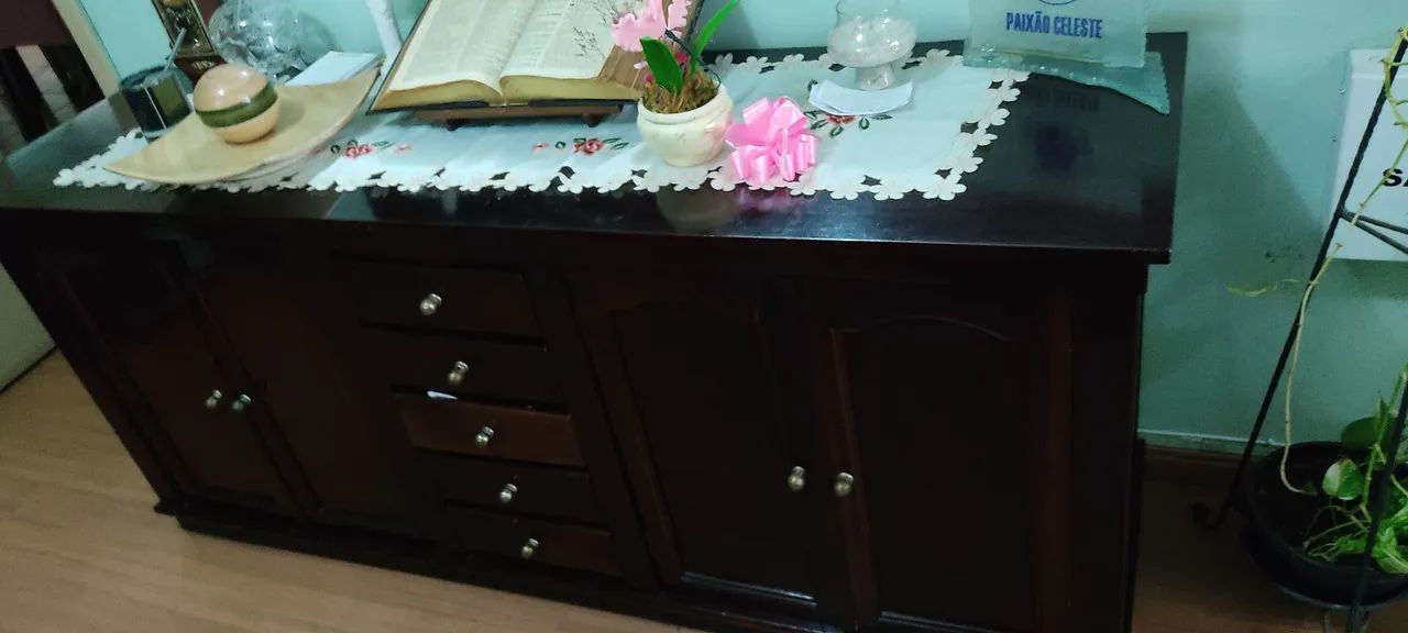 CONJUNTO MESA E CADEIRAS E MÓVEIS  - Foto 5