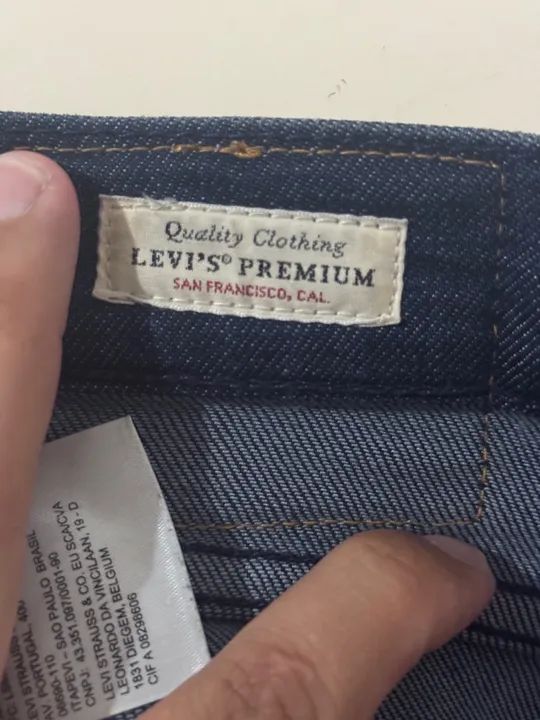 Calça Jeans Levi's Original Azul - Foto 3