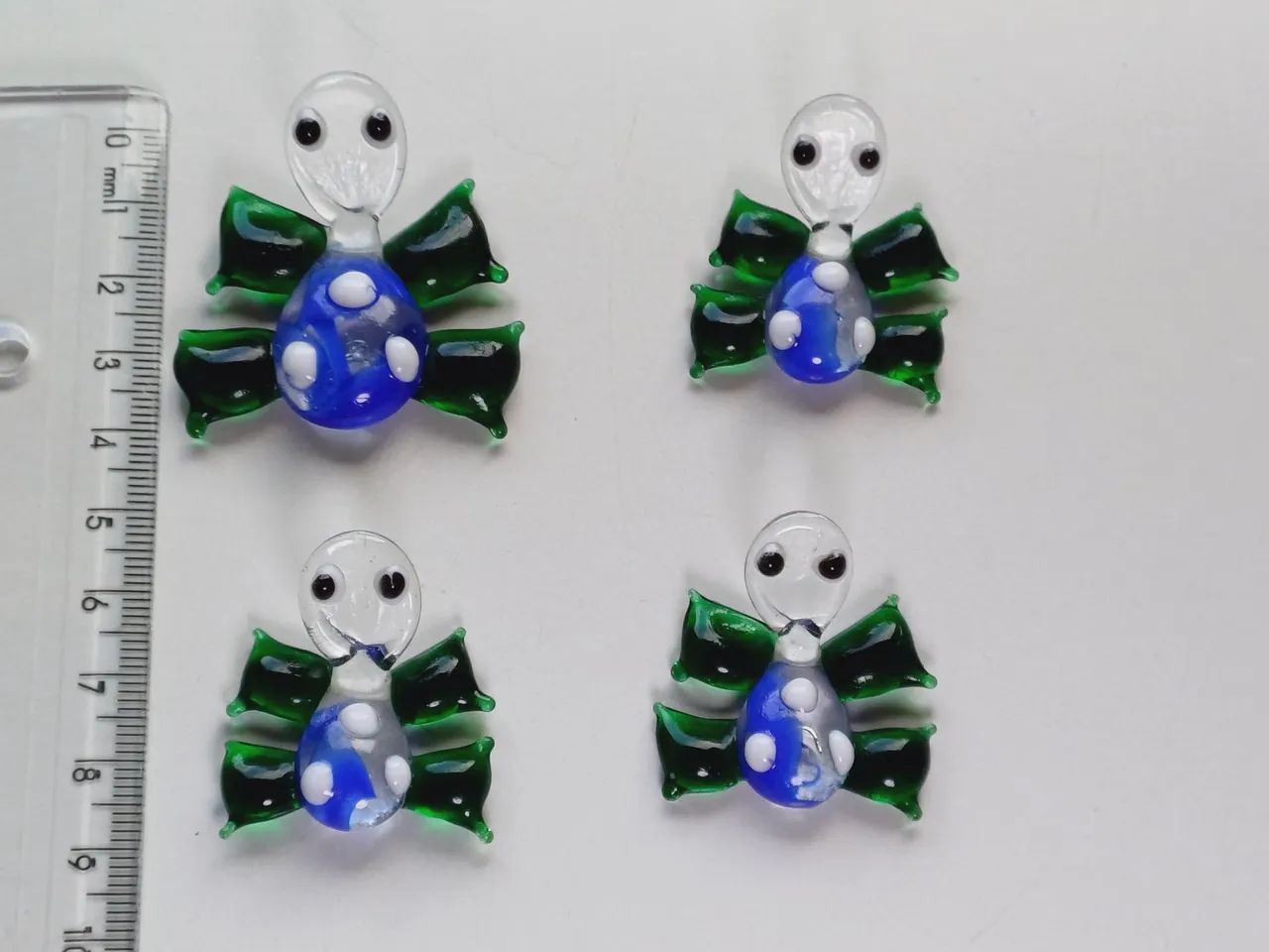 Miniatura de vidro 4 Tartarugas