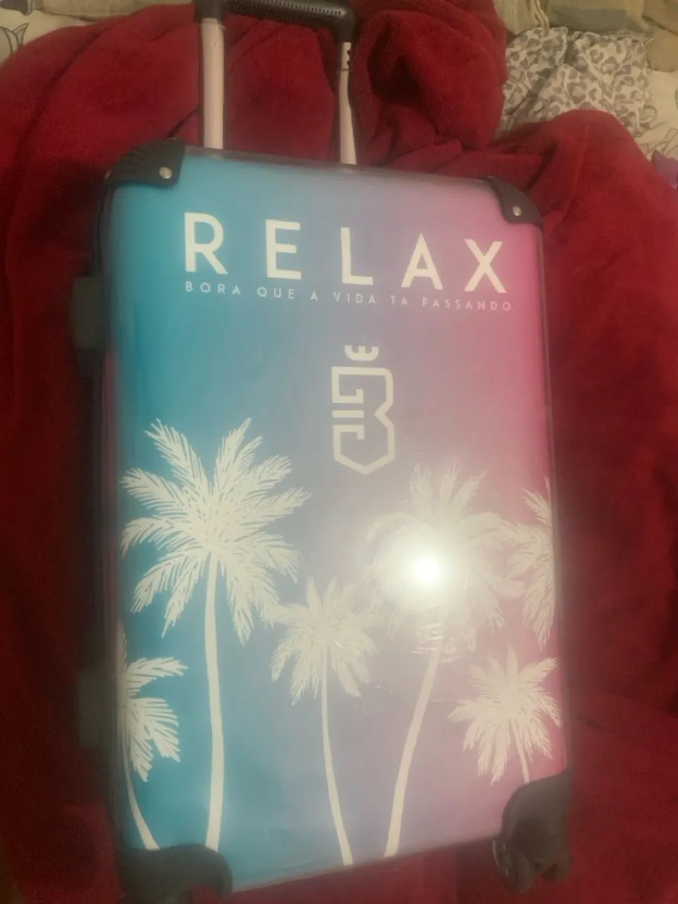 Mala de viagem estampada Relax - Foto 2