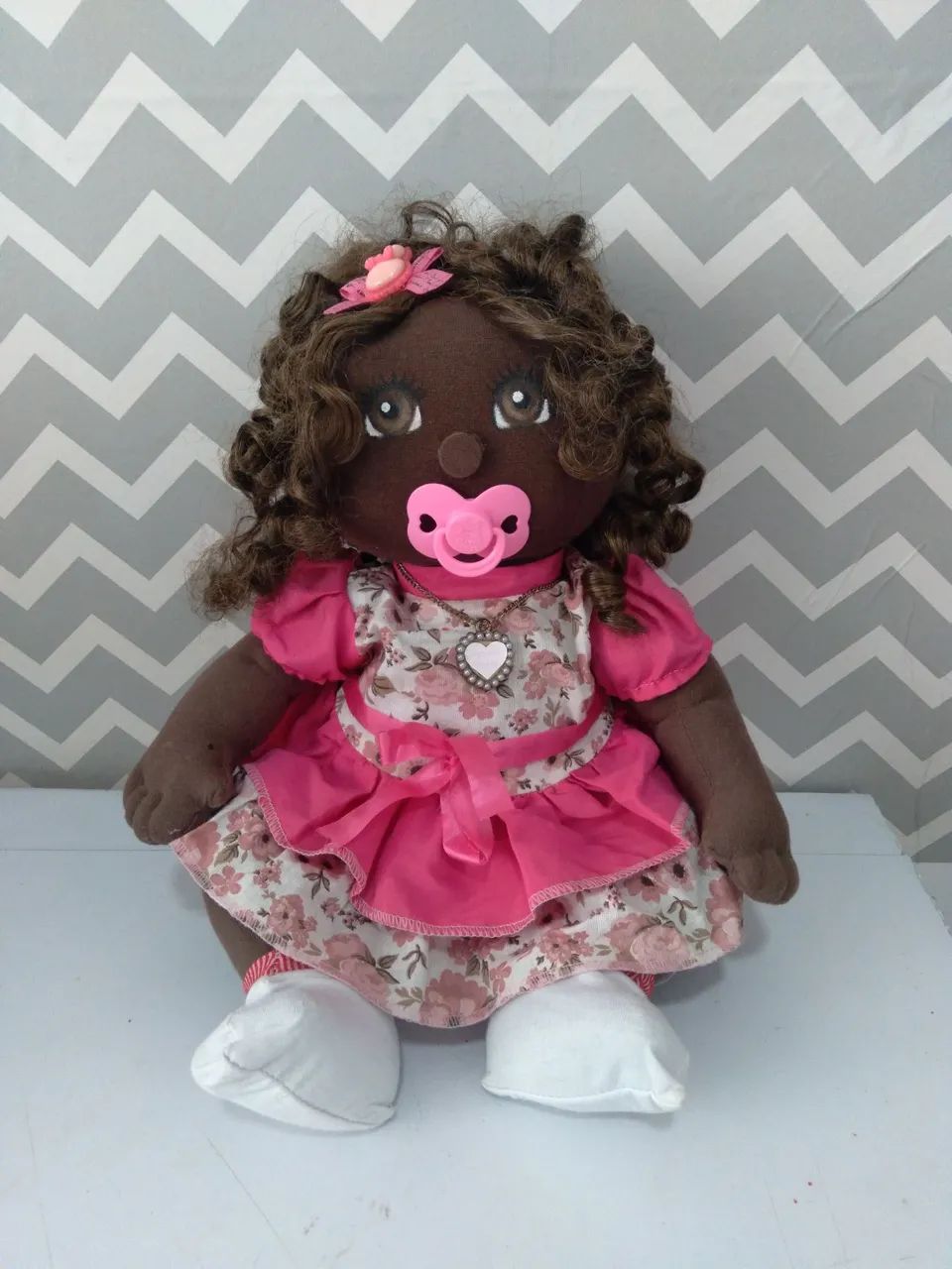Linda Boneca de Pano Negra