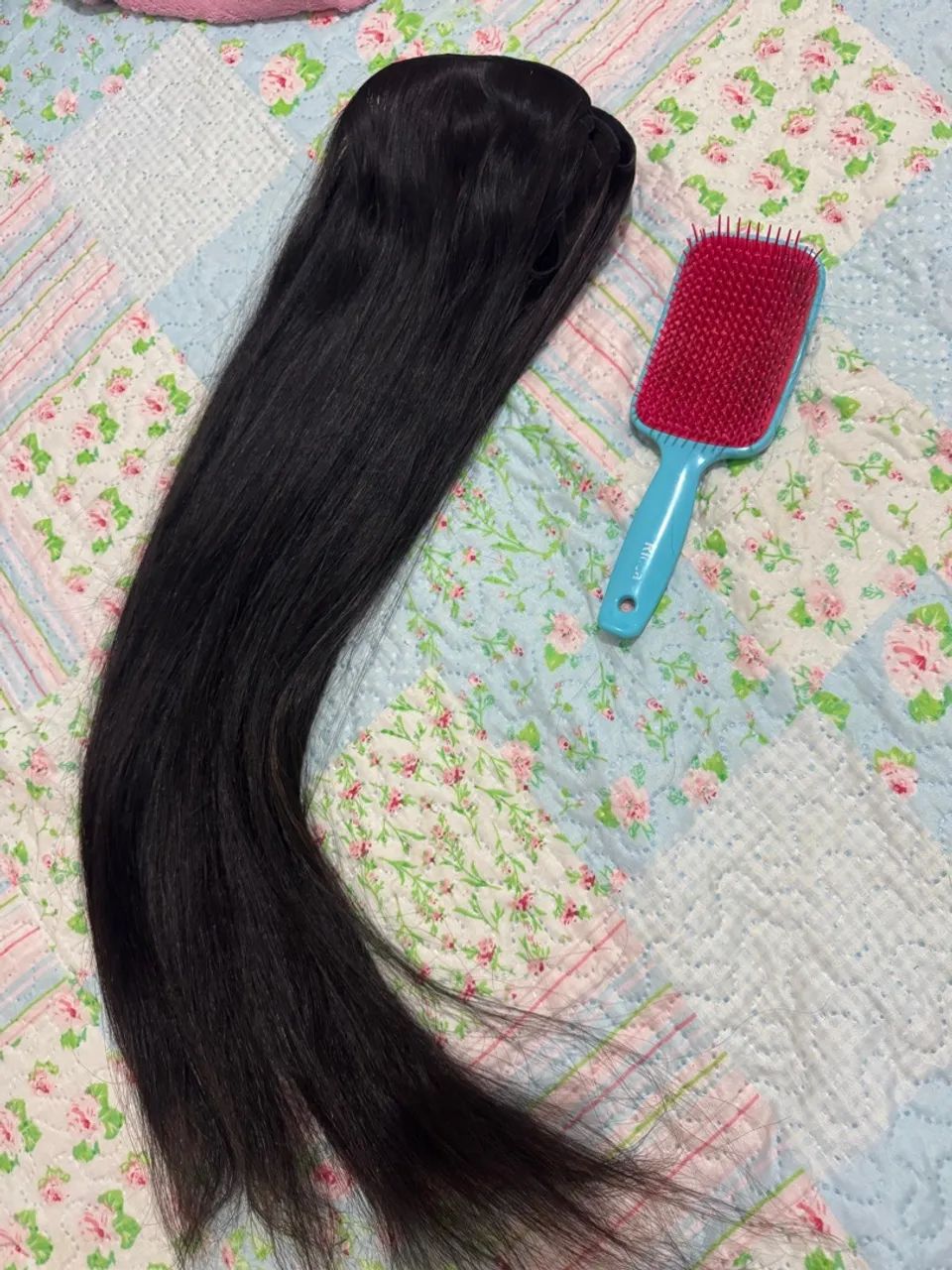 200g Mega Hair Natural Preto - 100% Humano 70 cm - Foto 2