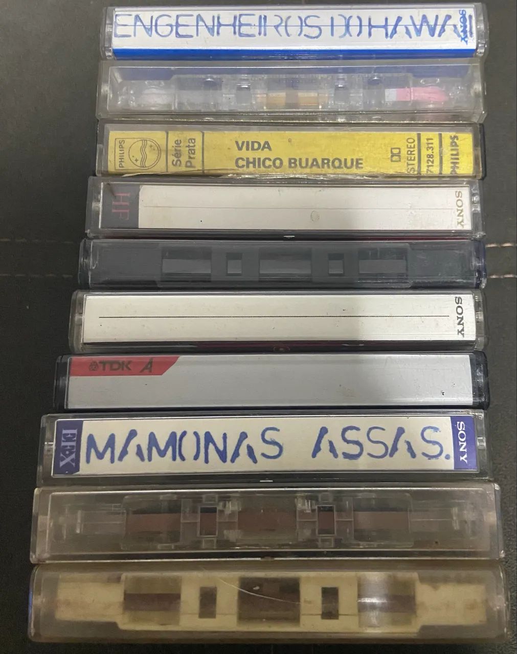 Lote 10 fitas k7 áudio gravadas usadas  - Foto 6