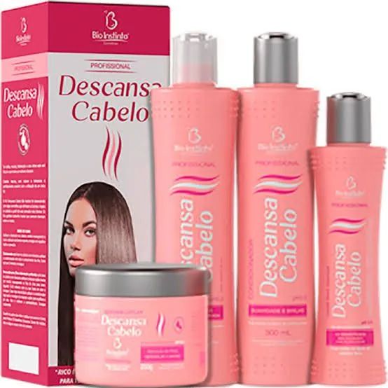Kit Bio Instinto Descansa Cabelo Profissional Completo