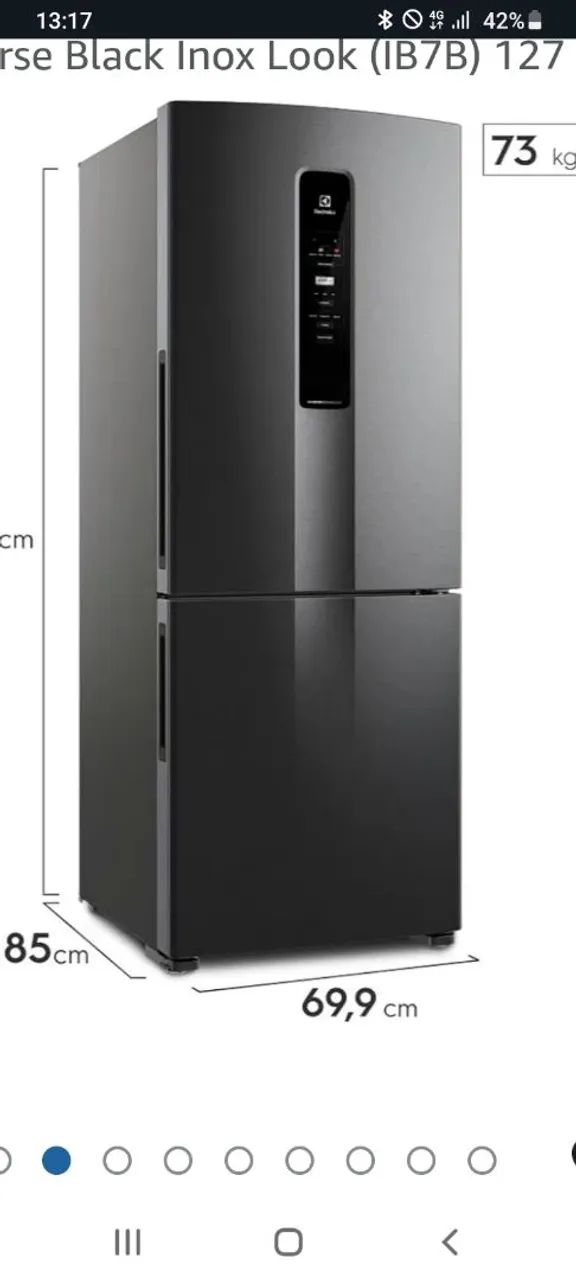Geladeira electrolux 
