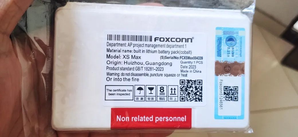 Bateria iPhone XSMax Foxconn Lacrada - Foto 3