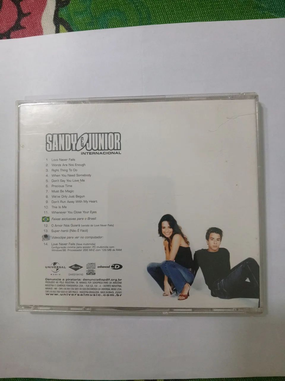 Cd Sandy e Júnior Internacional  - Foto 3