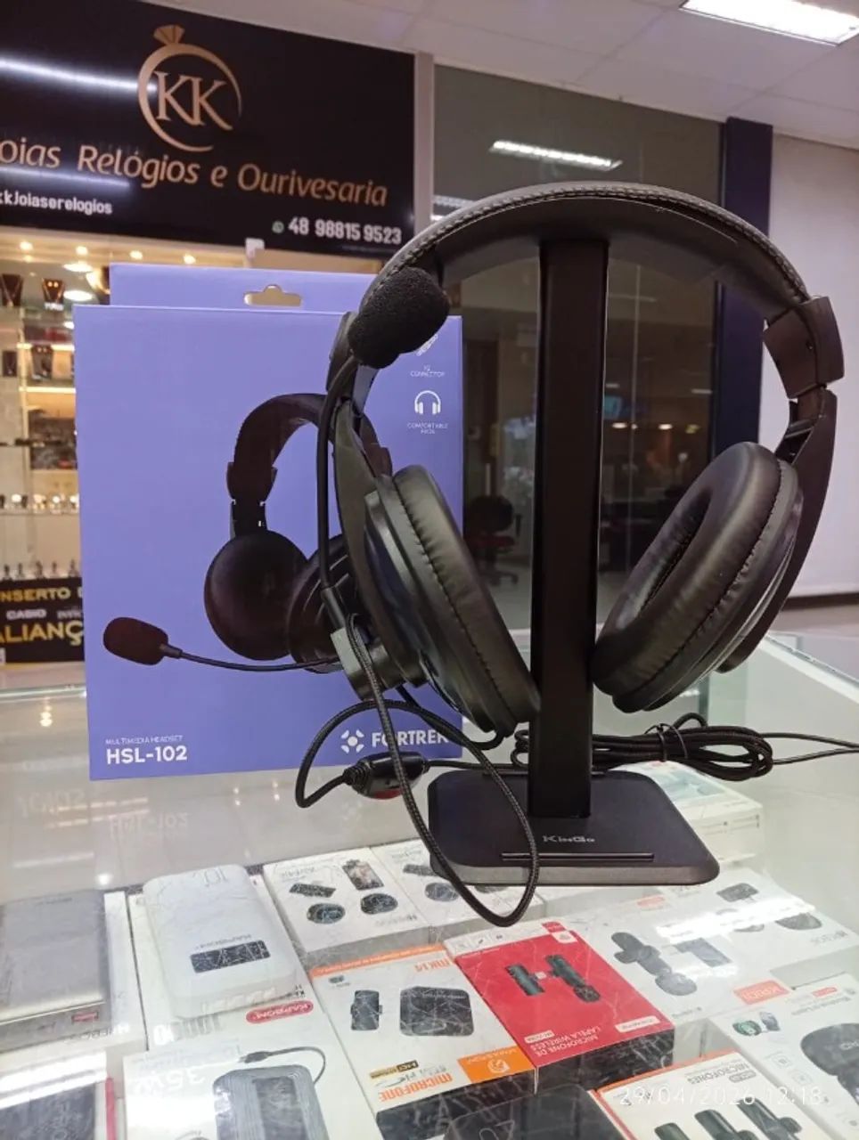 HEADSET HSL-102 FORTREK - PRETO