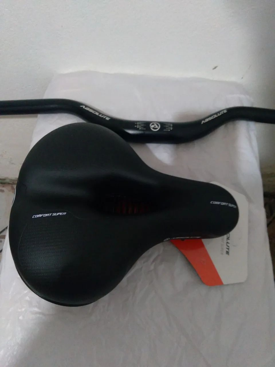 GUIDÃO E SELIM ABSOLUTE COM MOLAS ENSACADAS 