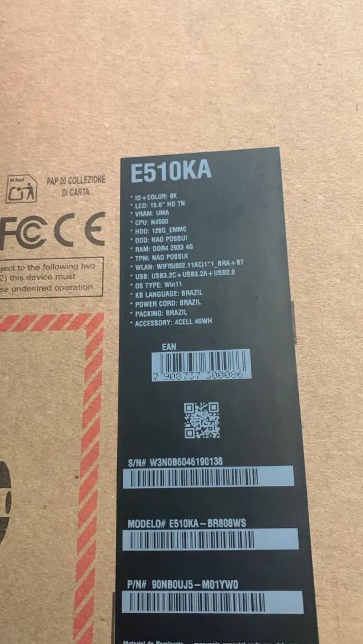Notebook Asus E510KA - Foto 3