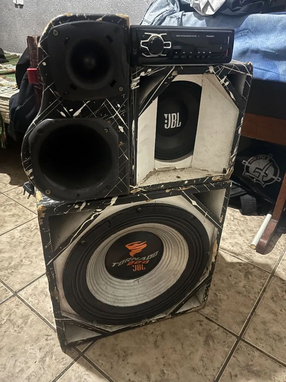 Caixa Trio JBL Selenium Tornado