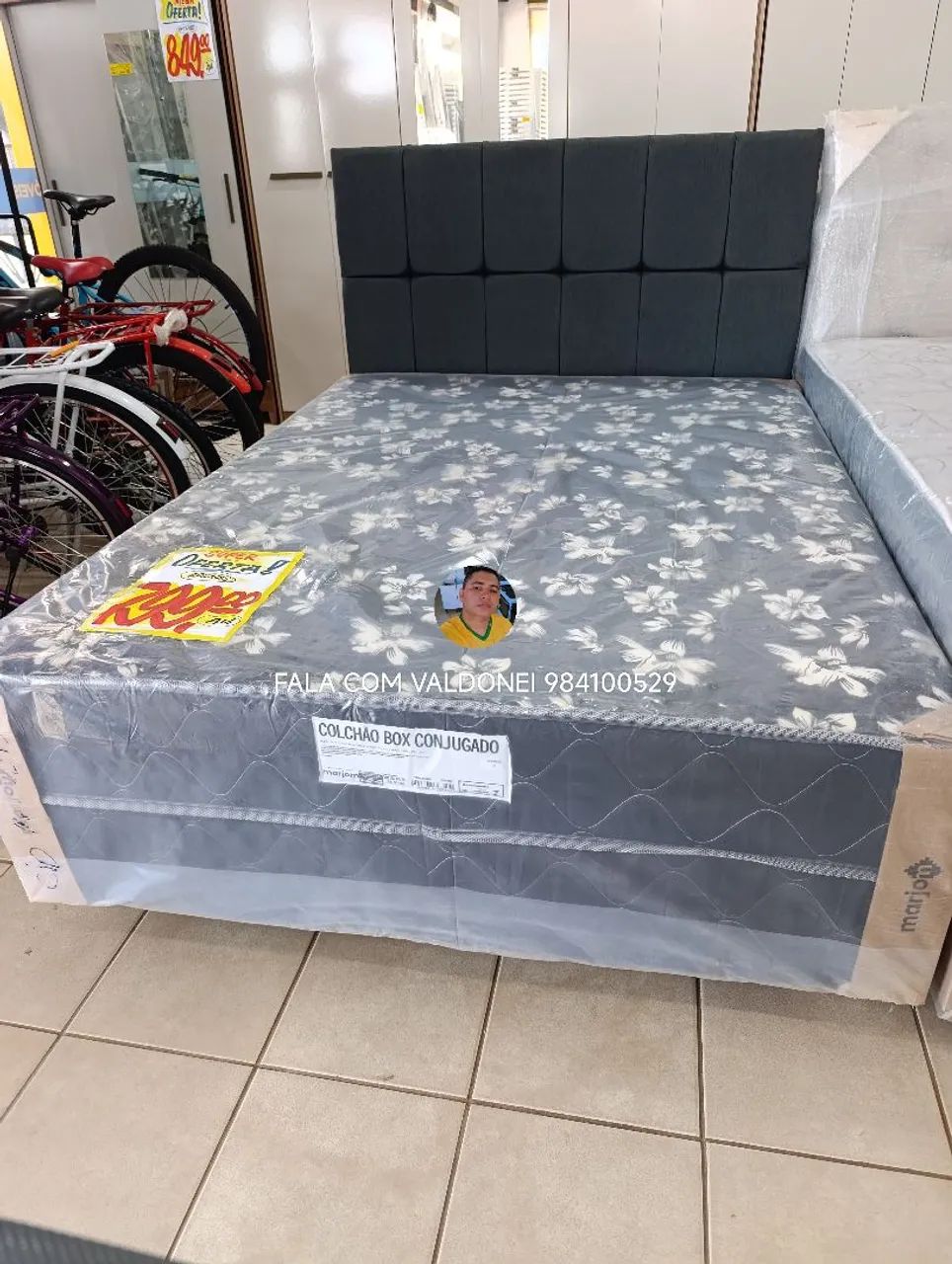 CAMA BOX CASAL ESPUMA D28?CHAMA NO WHATSAPP *29? - Foto 4