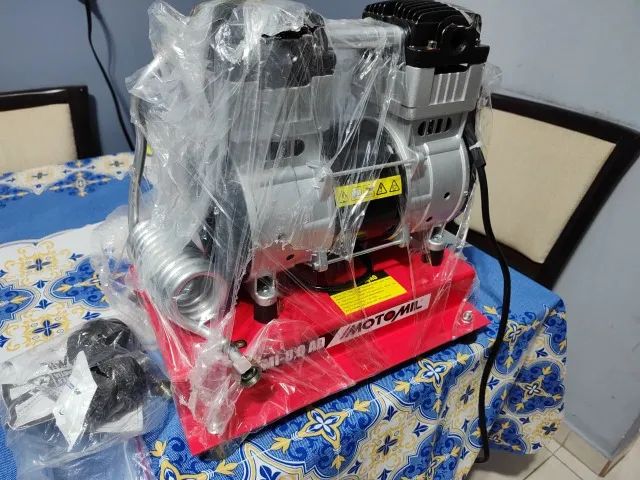 Compressor De Ar Elétrico Portátil Motomil Cmi-8,0/ad 1350 Silencioso 220V - Foto 3