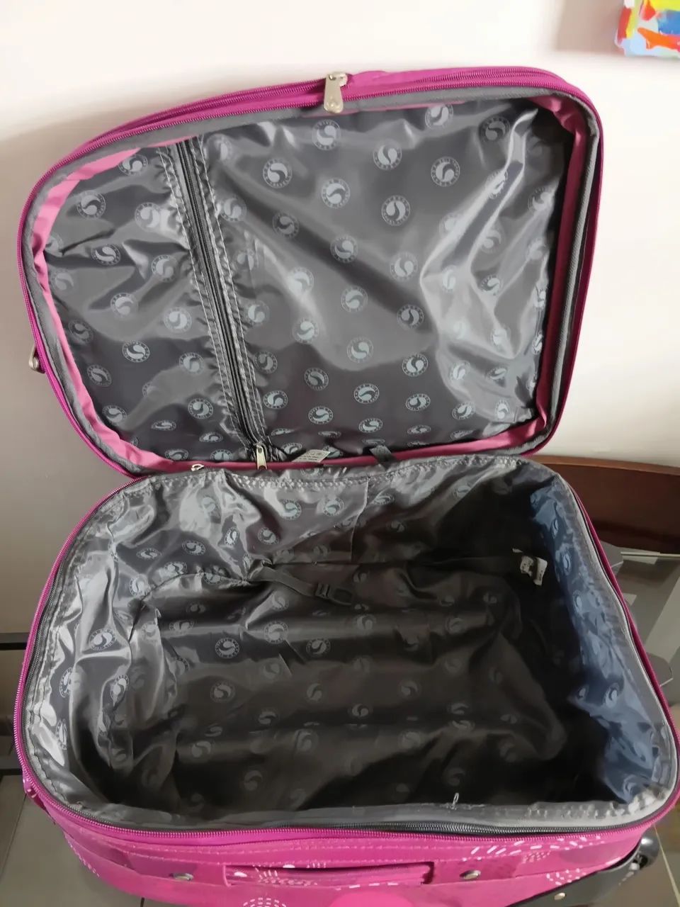 Mala de viagem + necessaire  - Foto 2