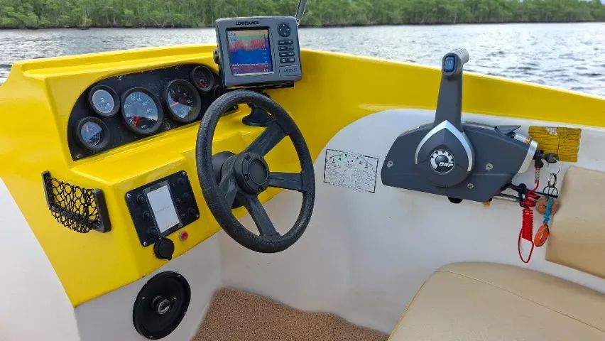 Lancha 19 pés, motor 90 HP Envirud - em perfeito estado e conservação, motor com 370 hs - Foto 6