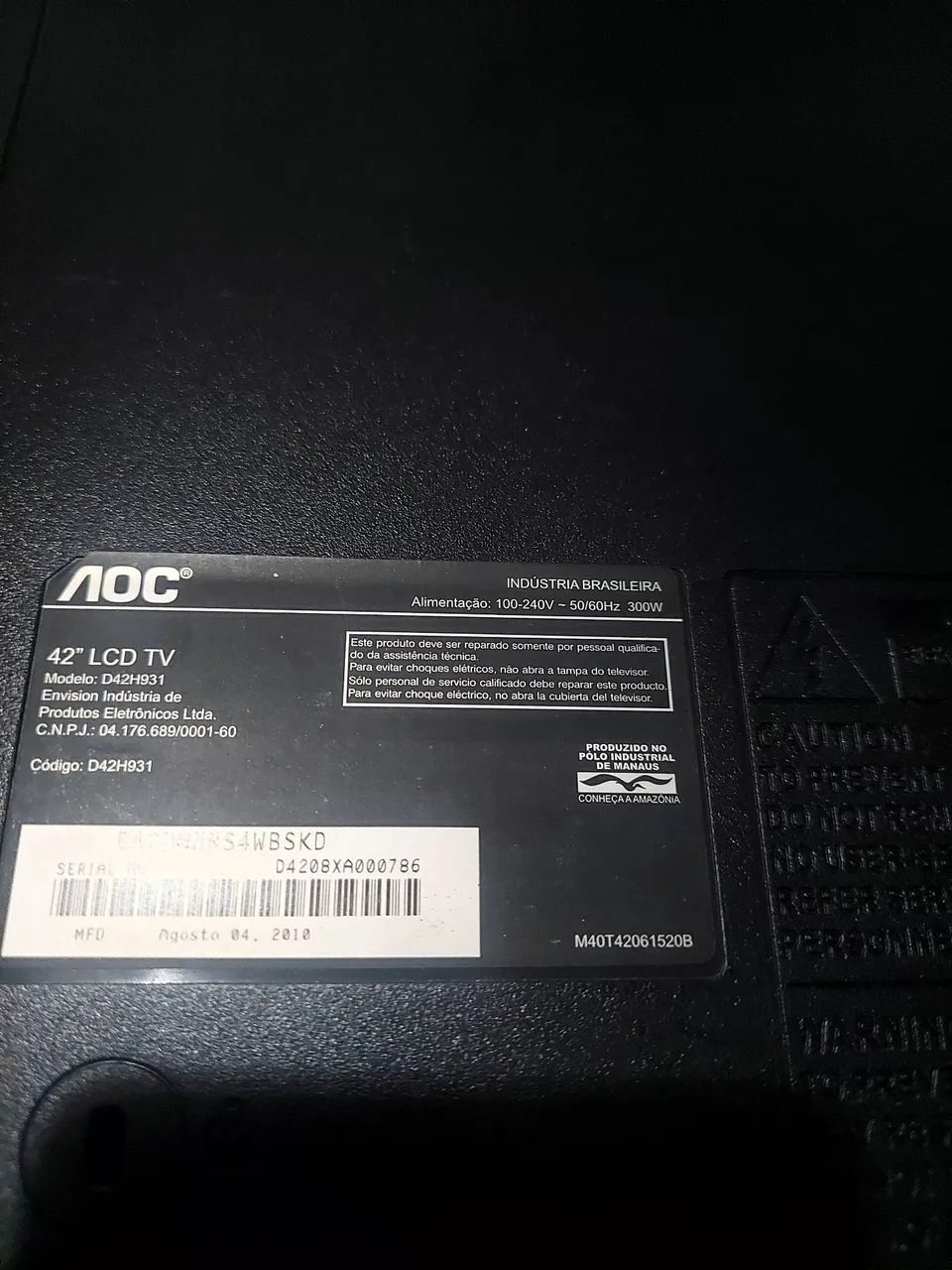 Tv aoc 42 lcd - Foto 2