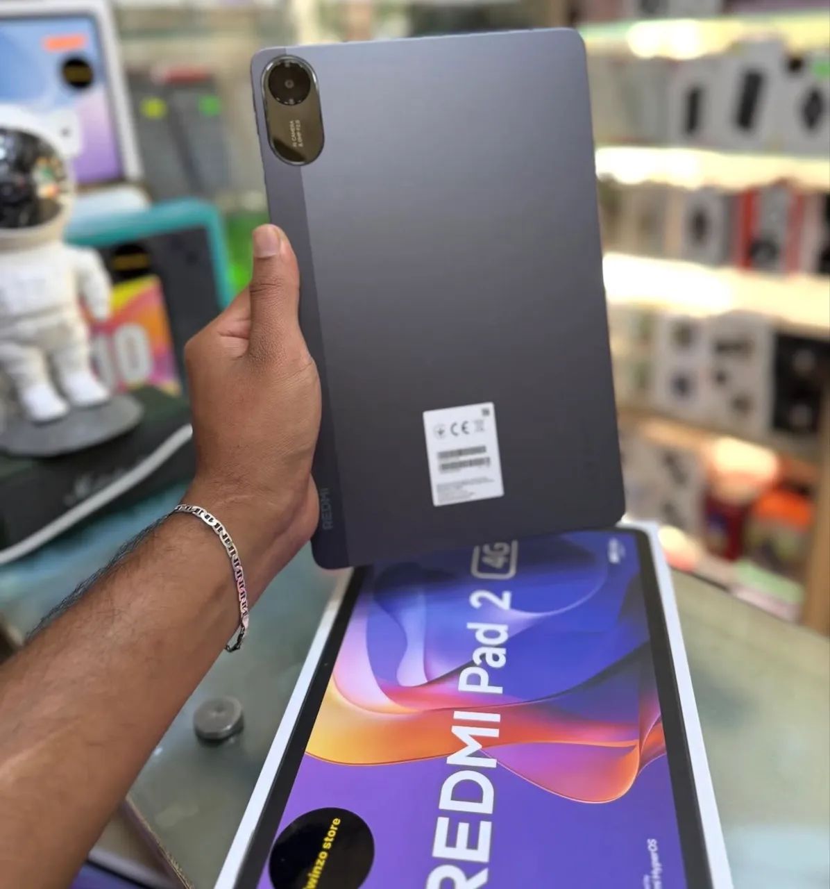 Tablet Redmi Pad 2 4G CHIP 256GB 08GB CINZA CAPA E PELÍCULA 