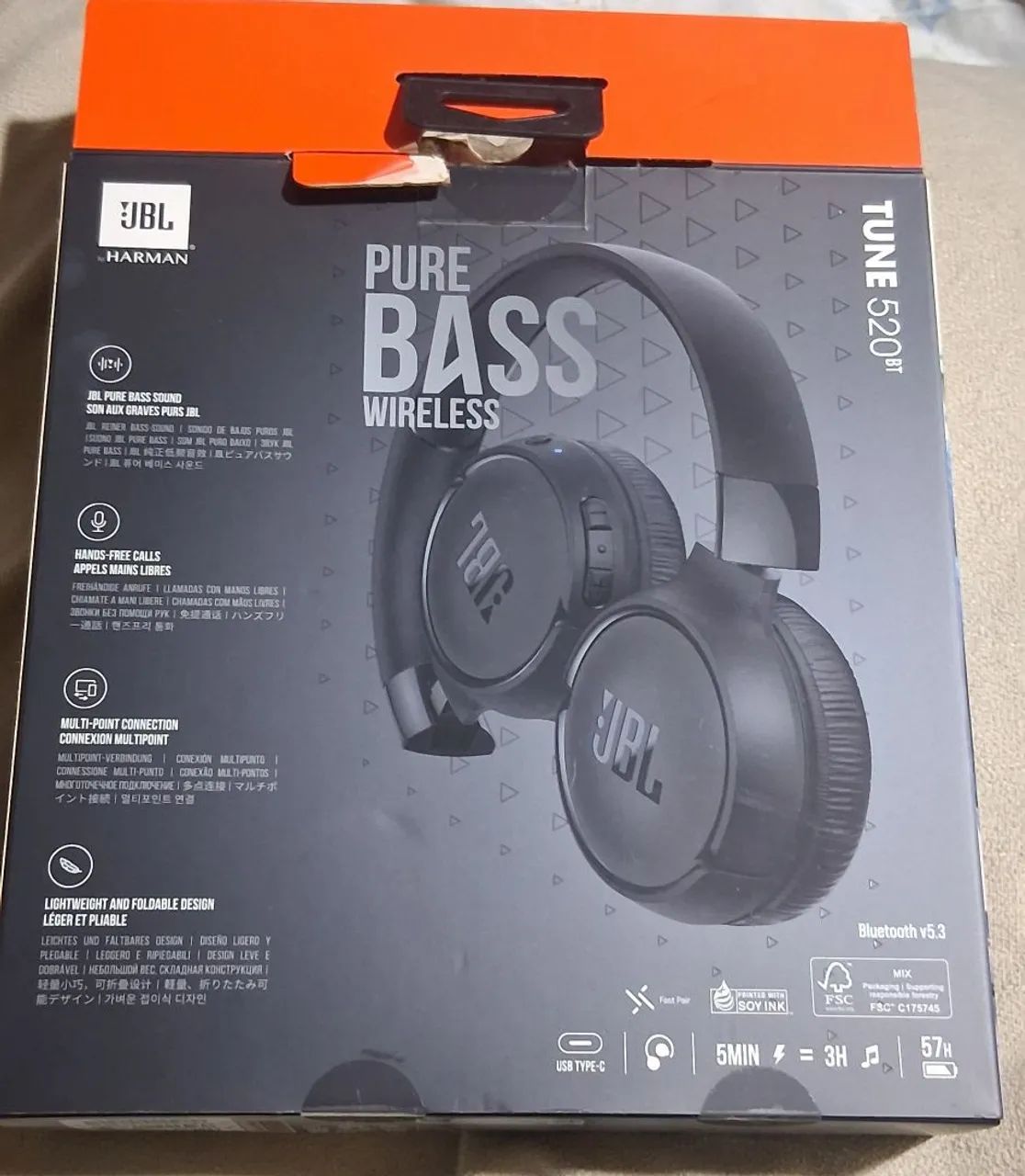 Fone Bluetooth JBL TUNE