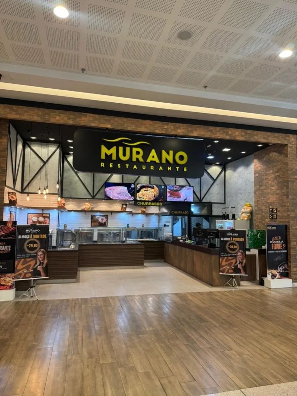 Restaurante no Shopping CERRADO