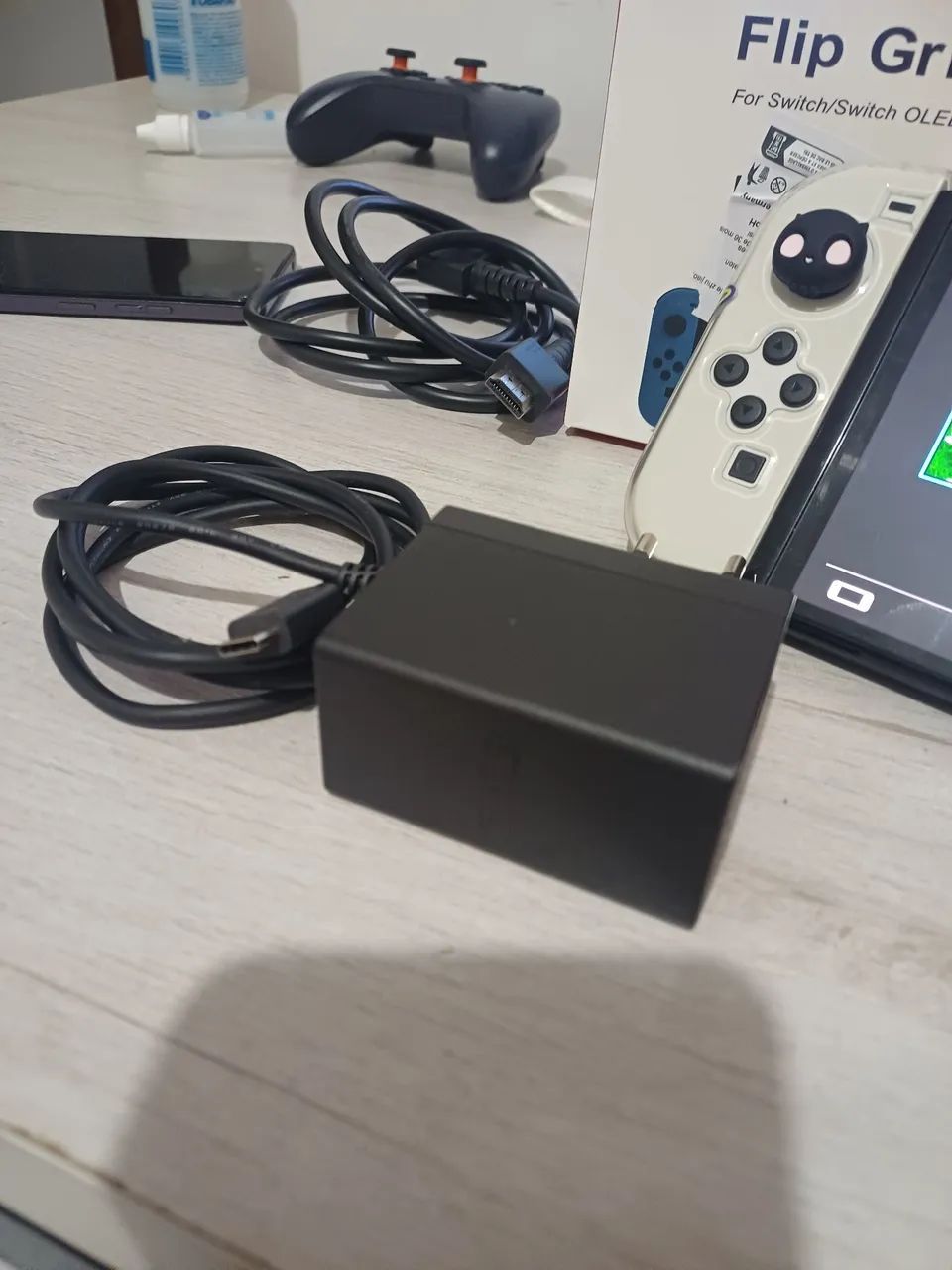 Nintendo Switch OLED Branco Desbloqueado  - Foto 3
