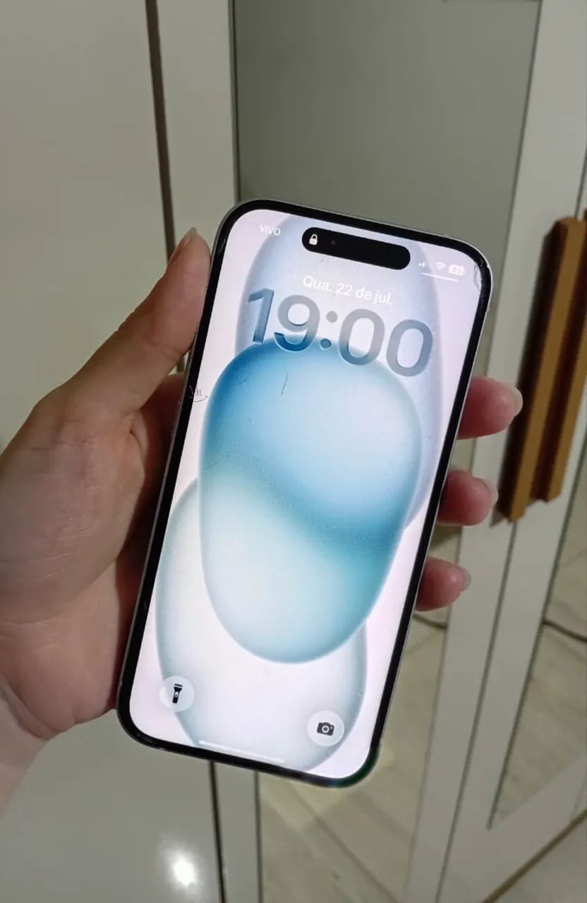 iPhone 15 Azul 256gb - 94%  - Foto 3