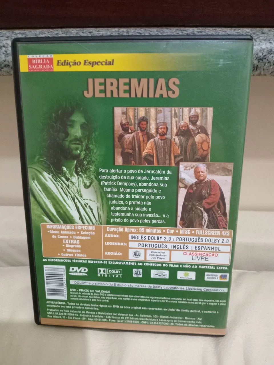 DVDs - JEREMIAS. Ele foi perseguido e chamado de traidor.  - Foto 2