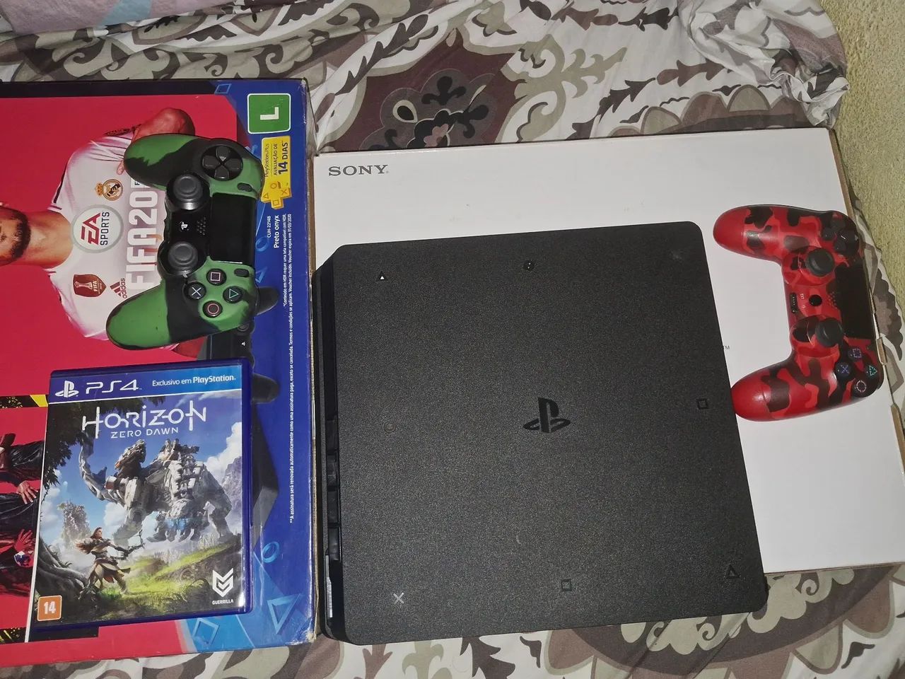 Ps4 slim 1 tb 2 controles e jogos - Foto 3