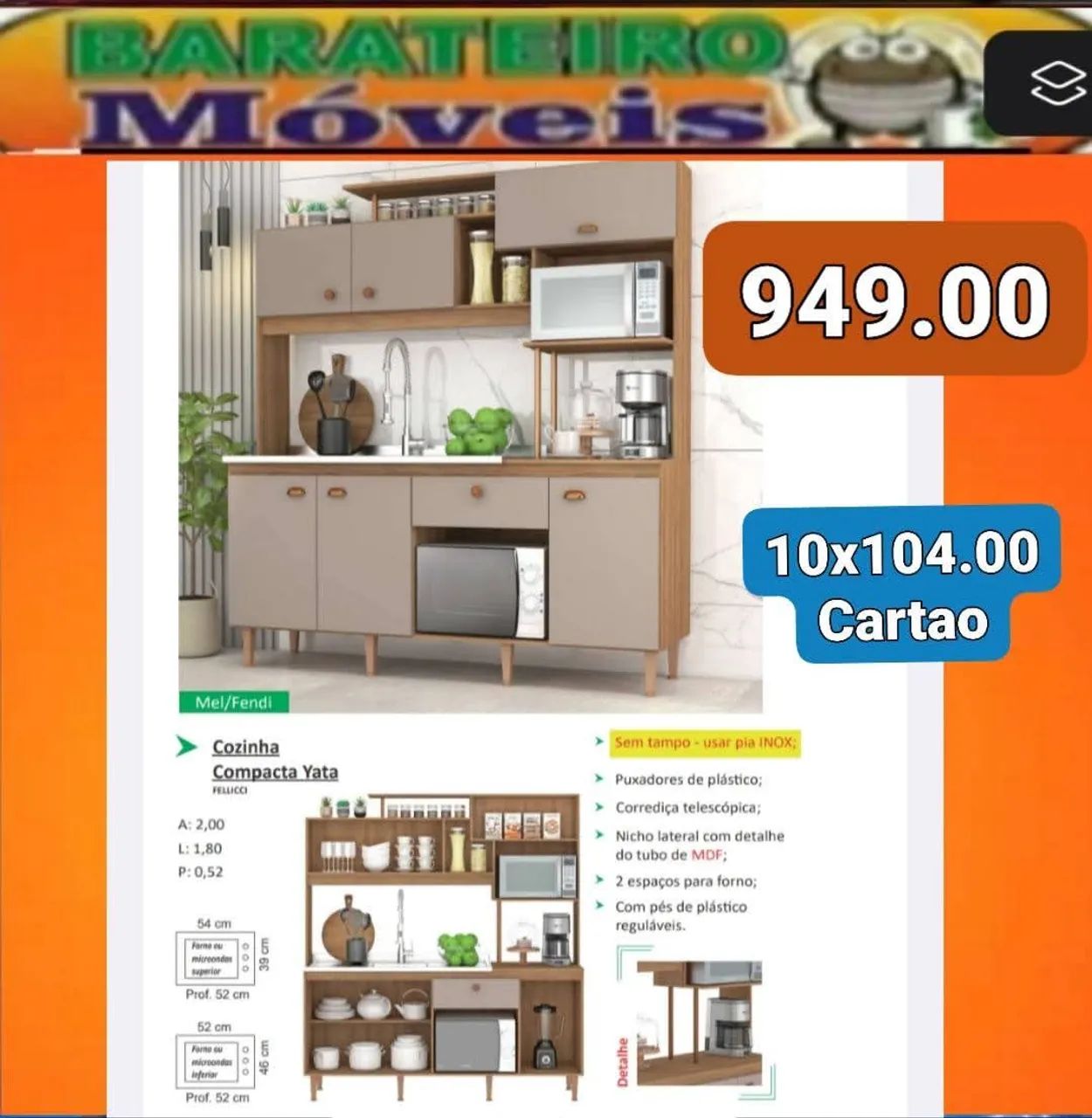 Armário de cozinha compacta lançamento