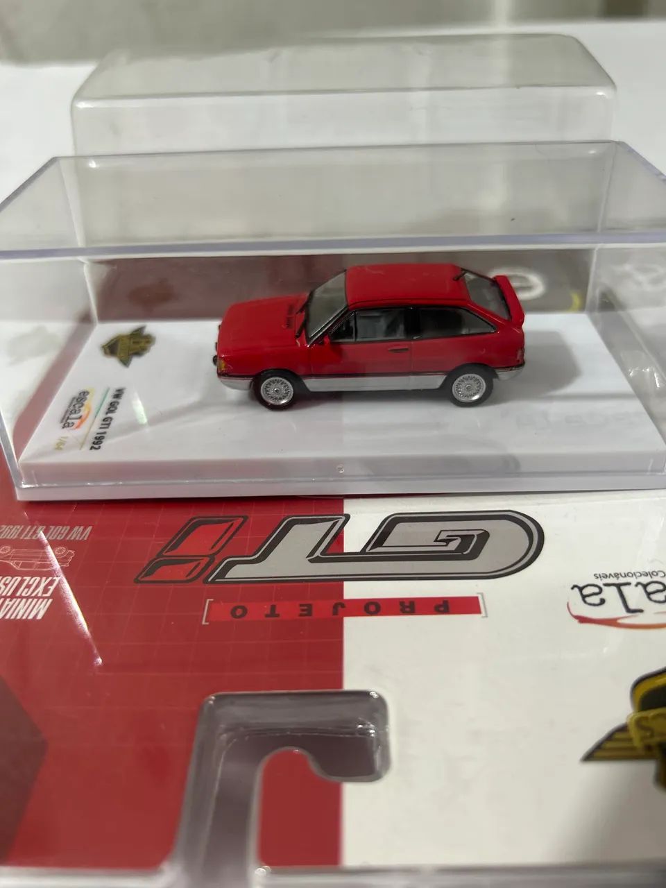 Volkswagen Gol GTI 1992 Vermelho - 1/64 - Escala - Br Classics - Foto 2