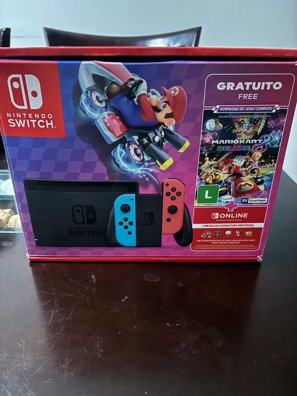 Console Nintendo Switch V2 + Mario Kart 8 Deluxe
