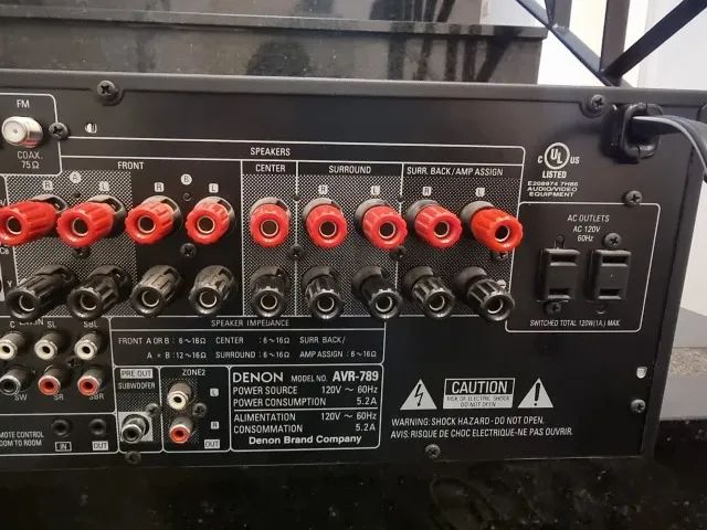 Receiver Denon-789 - Ler descrição - Foto 5