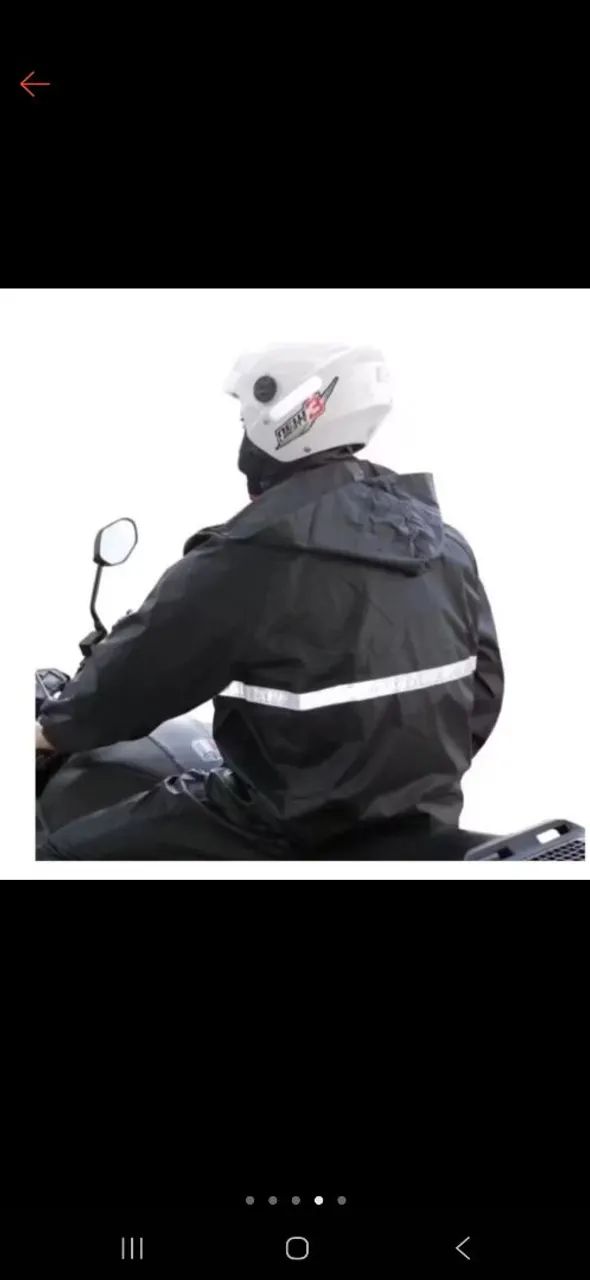 Capa de chuva para motoboy