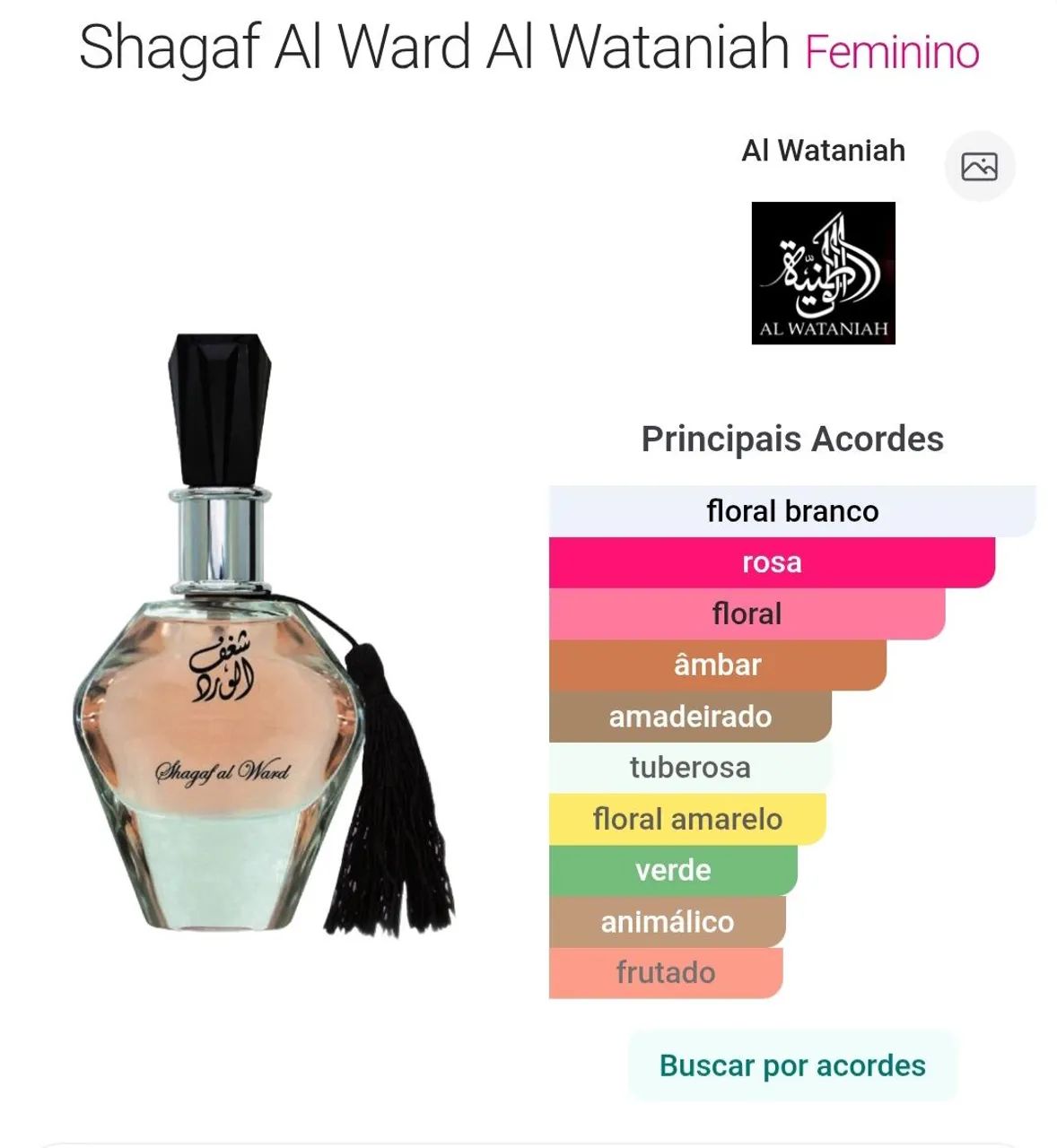 Perfume Árabe Shagaf Al Ward 100ml Edp - Al Wataniah - Foto 5