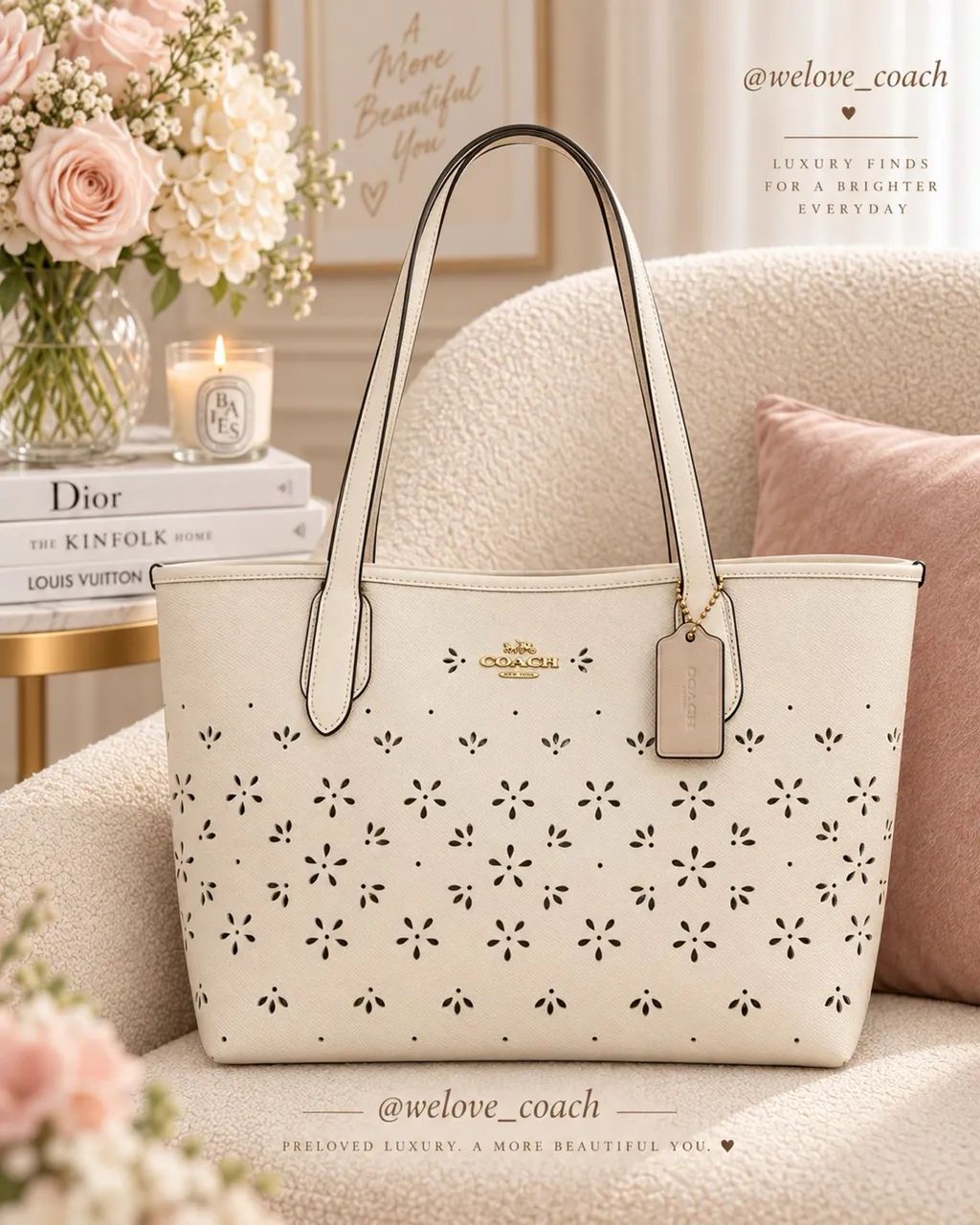 Coach off white