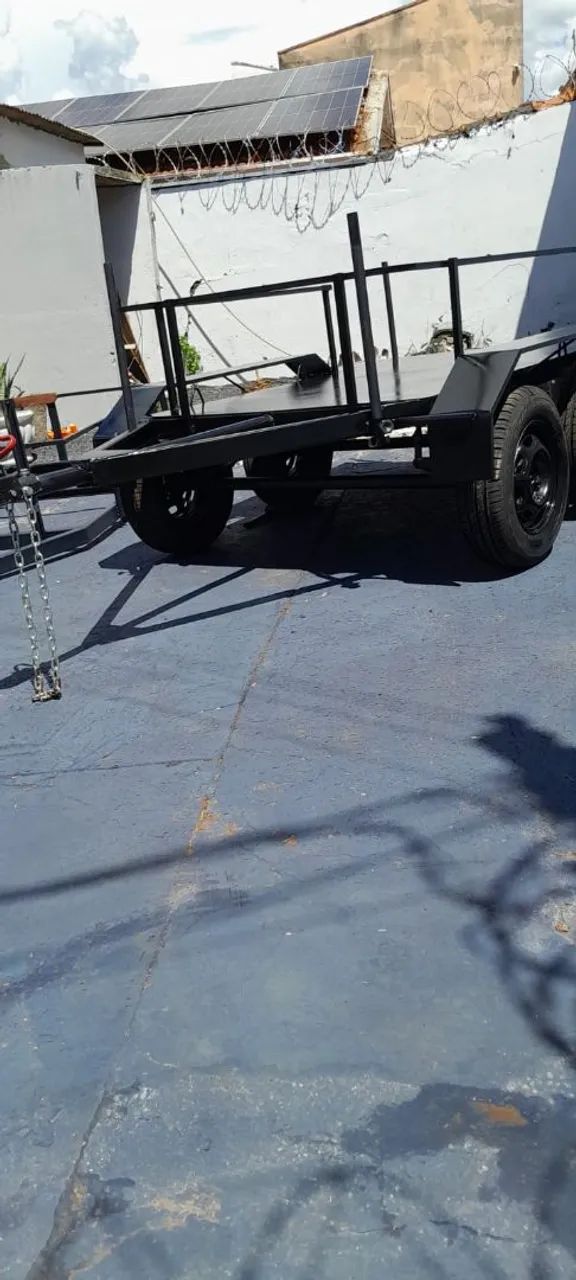 Carretinha prancha para som carga lixo - Foto 3