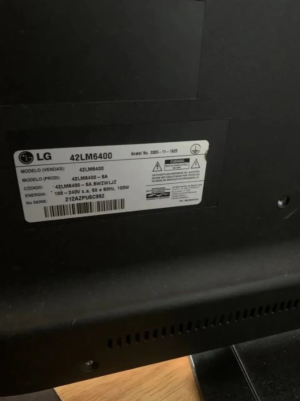 TV LG 42 polegadas 3D - Foto 2