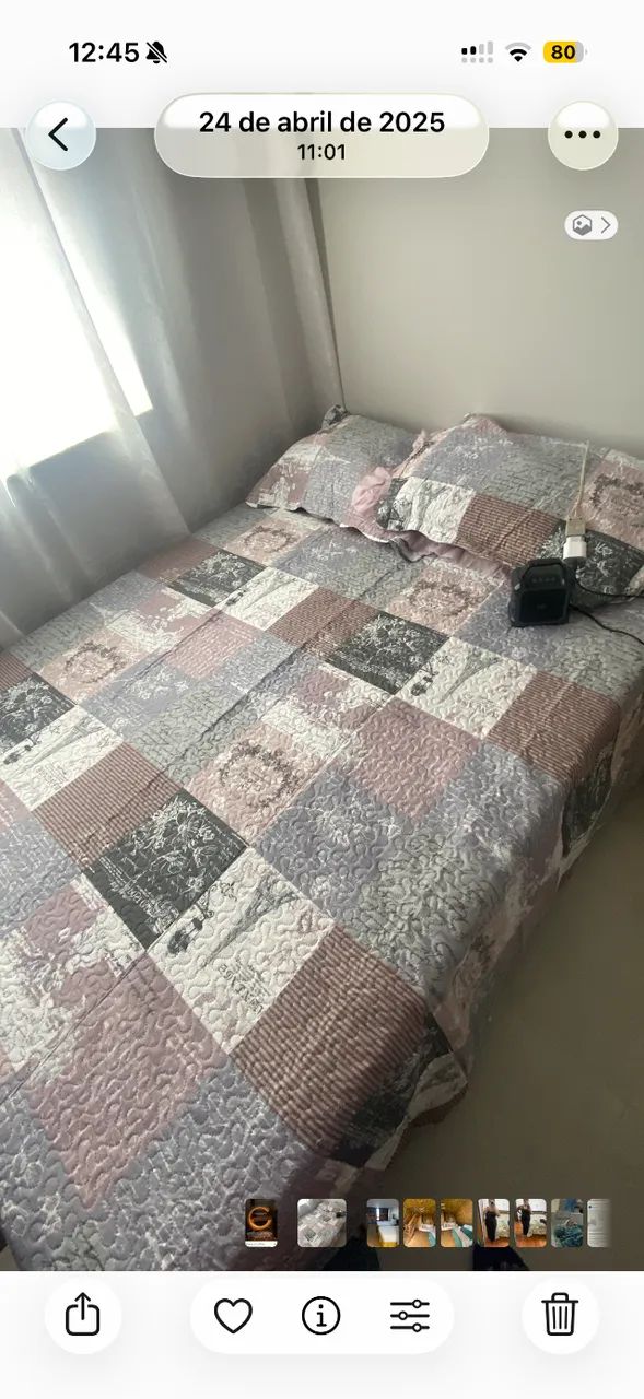 Cama Box de Casal - Excelente Estado - Foto 2